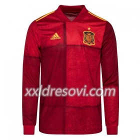 Španjolska Domaći Nogometni Dres EURO 2020 Dugim Rukavima